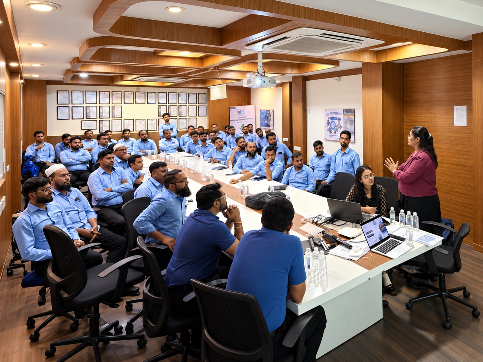 ADROIT HR Services team conducting a training session